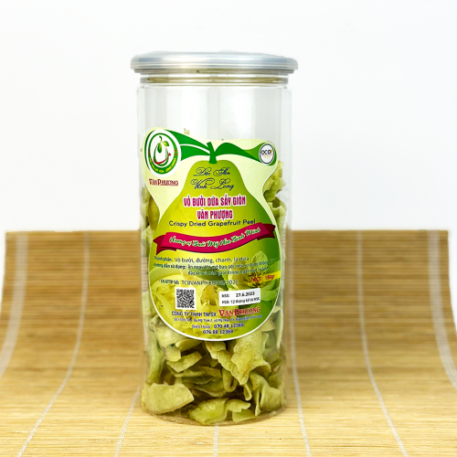 Vỏ Bưởi Dứa Sấy Giòn 150gr