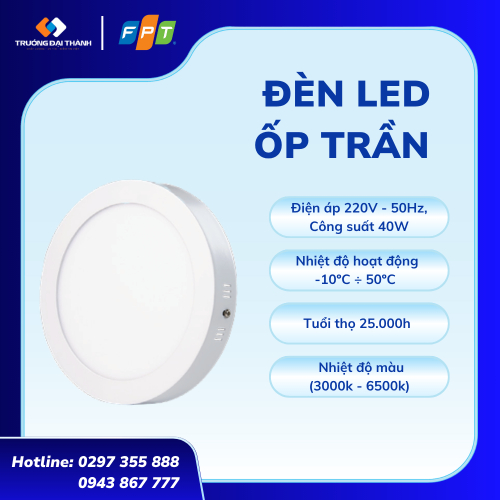 Đèn LED Ốp Trần