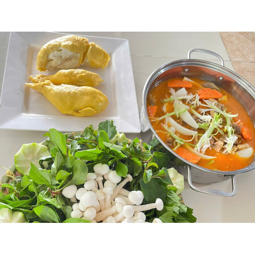 Lẩu Vịt Nấu Sầu Riêng