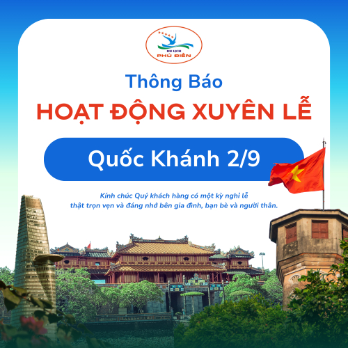 Thông Báo Hoạt Động Xuyên Lễ Quốc Khánh 2/9