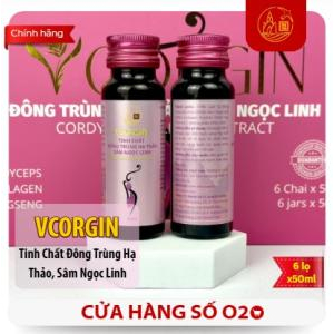 Tinh Chất Đông Trùng Hạ Thảo, Sâm Ngọc Linh - VCORGIN 6 lọ