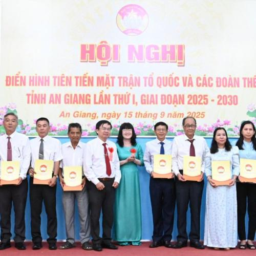 Tinh Thần Thi Đua Lan Tỏa Từ Hội Nghị Điển Hình Tiên Tiến Mặt Trận Tổ Quốc An Giang