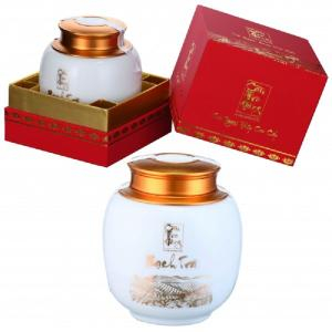 Bạch Trà Cầu Tre Vàng Hũ Sứ Cao Cấp 80g