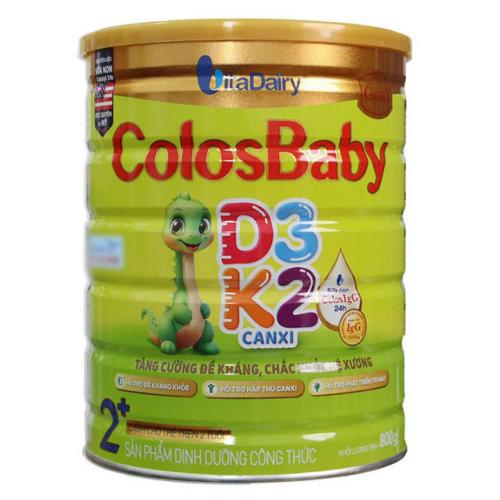 Sữa Bột ColosBaby Gold D3K2 2+ Lon 800gr (Trên 2 Tuổi)